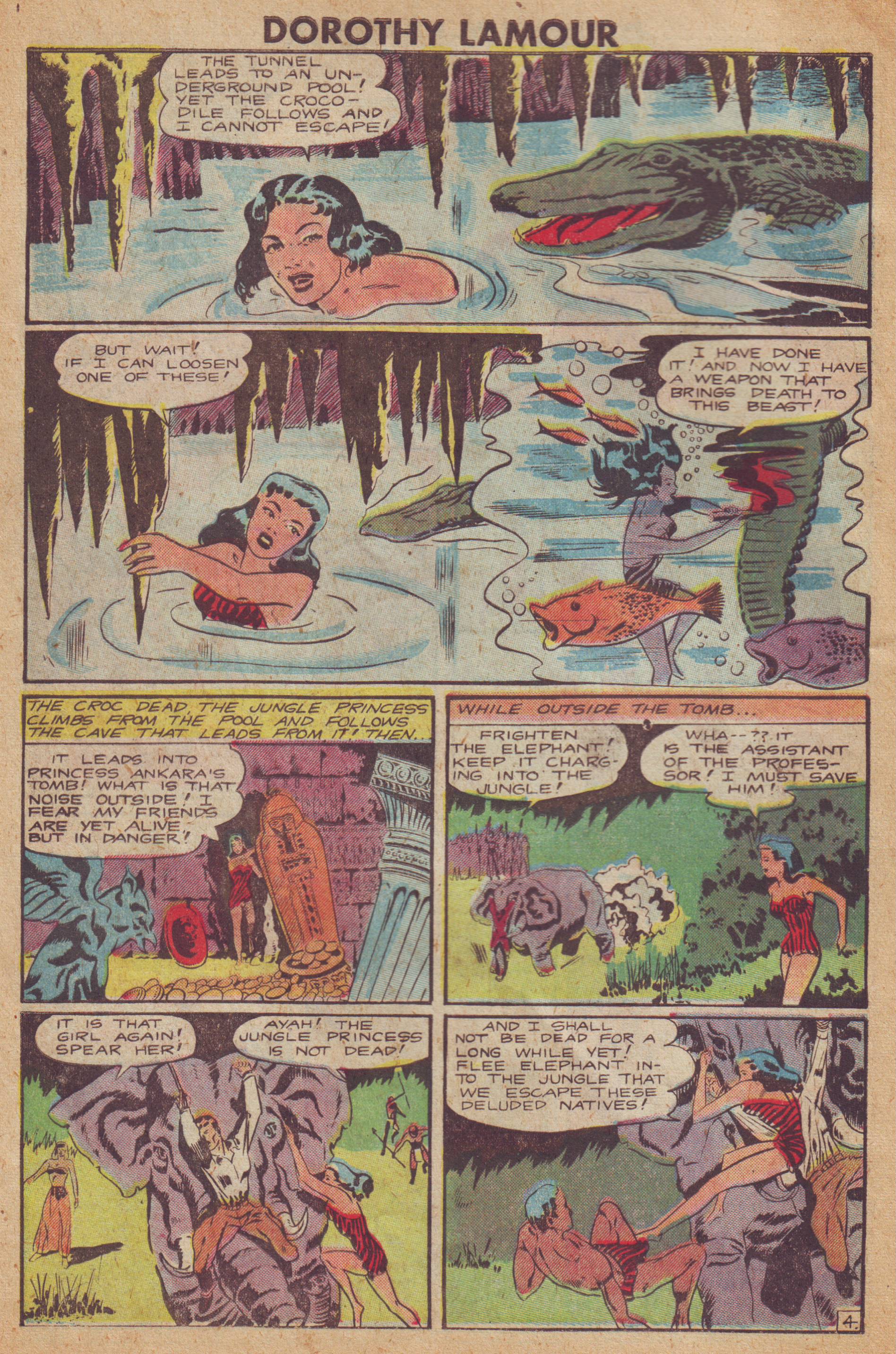 Read online Dorothy Lamour Jungle Princess comic -  Issue #3 - 30