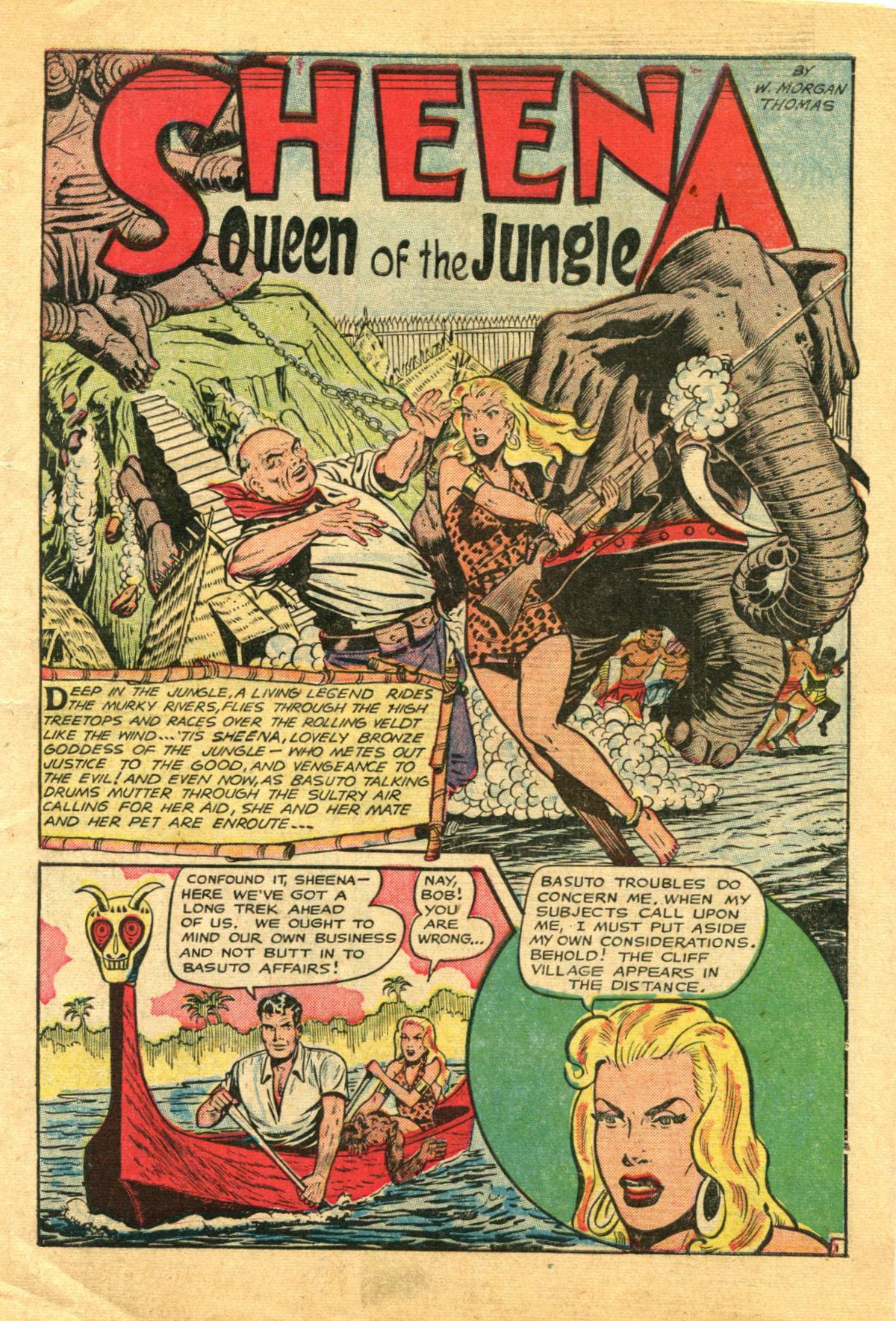 Read online Sheena, Queen of the Jungle (1942) comic -  Issue #6 - 3