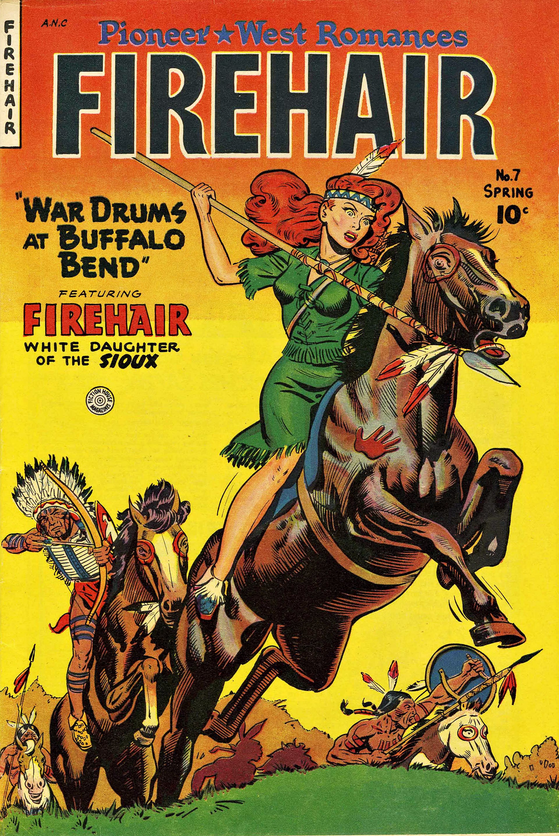 Read online Firehair (1951) comic -  Issue #7 - 1