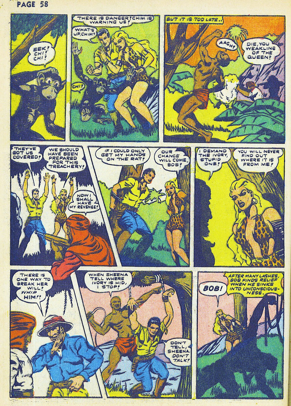 Read online Sheena, Queen of the Jungle (1942) comic -  Issue #2 - 60