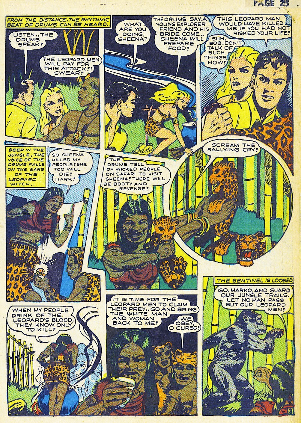Read online Sheena, Queen of the Jungle (1942) comic -  Issue #2 - 27
