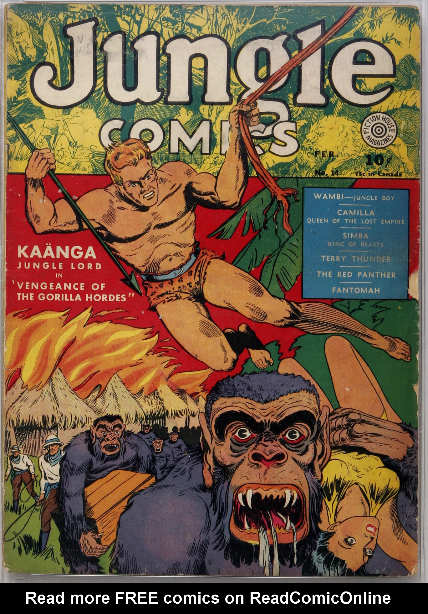 Read online Jungle Comics comic -  Issue #14 - 1