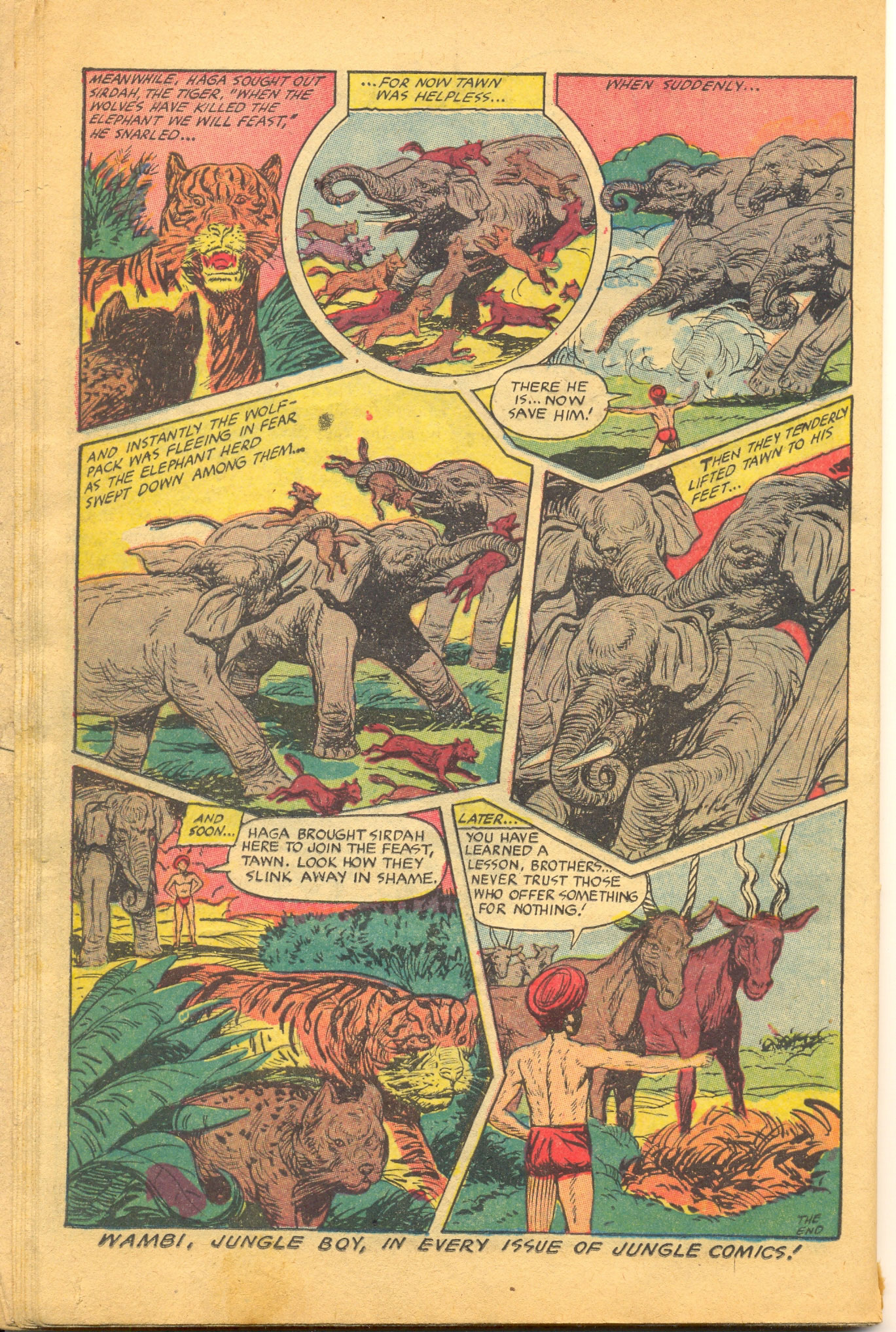Read online Jungle Comics comic -  Issue #153 - 16