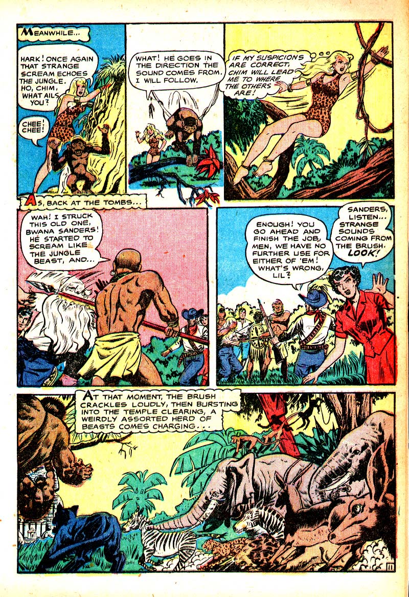 Read online Sheena, Queen of the Jungle (1942) comic -  Issue #8 - 14
