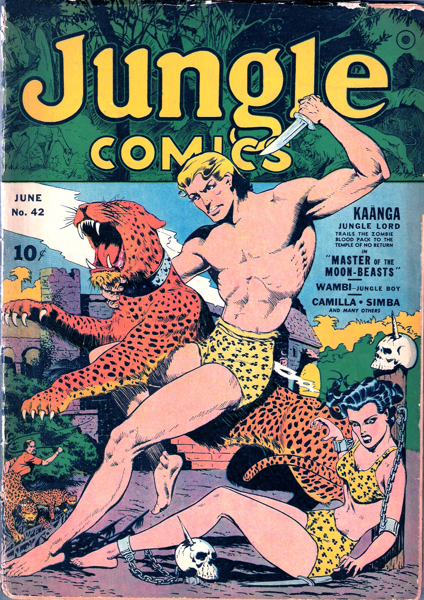 Read online Jungle Comics comic -  Issue #42 - 1