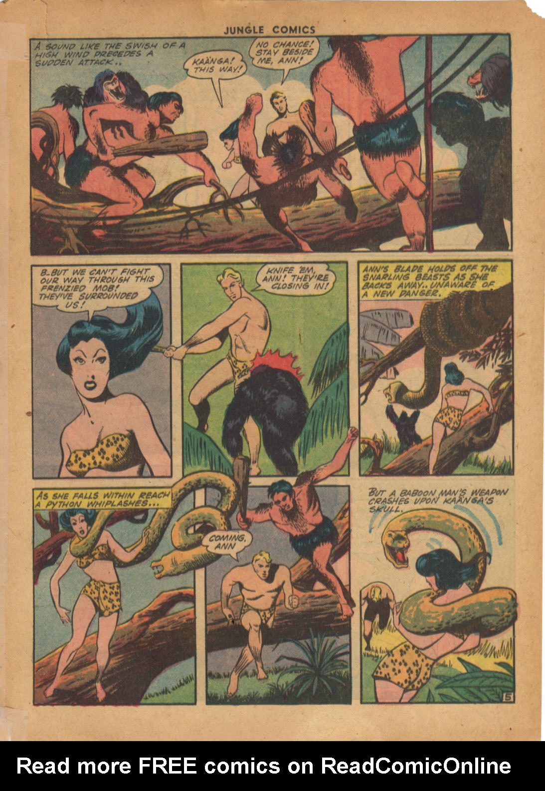 Read online Jungle Comics comic -  Issue #44 - 7