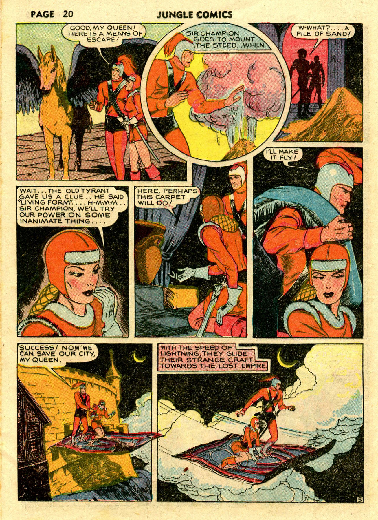 Read online Jungle Comics comic -  Issue #14 - 22