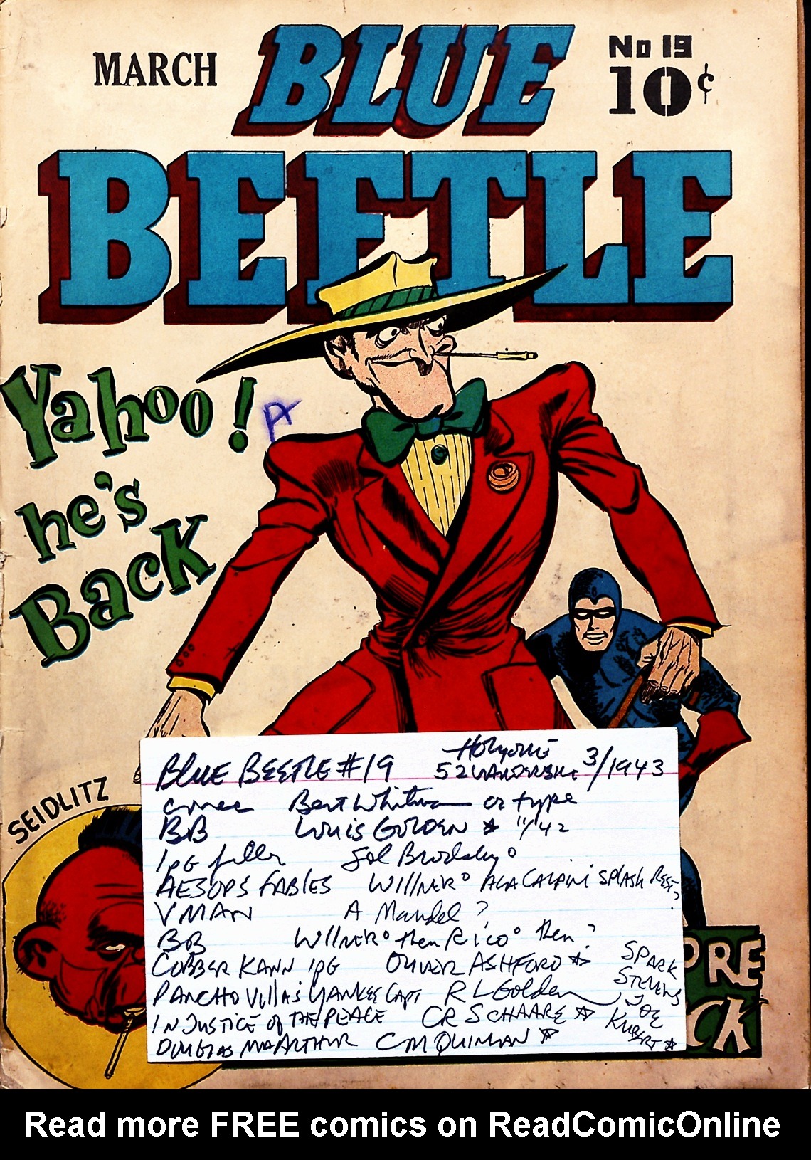 Read online The Blue Beetle comic -  Issue #19 - 69