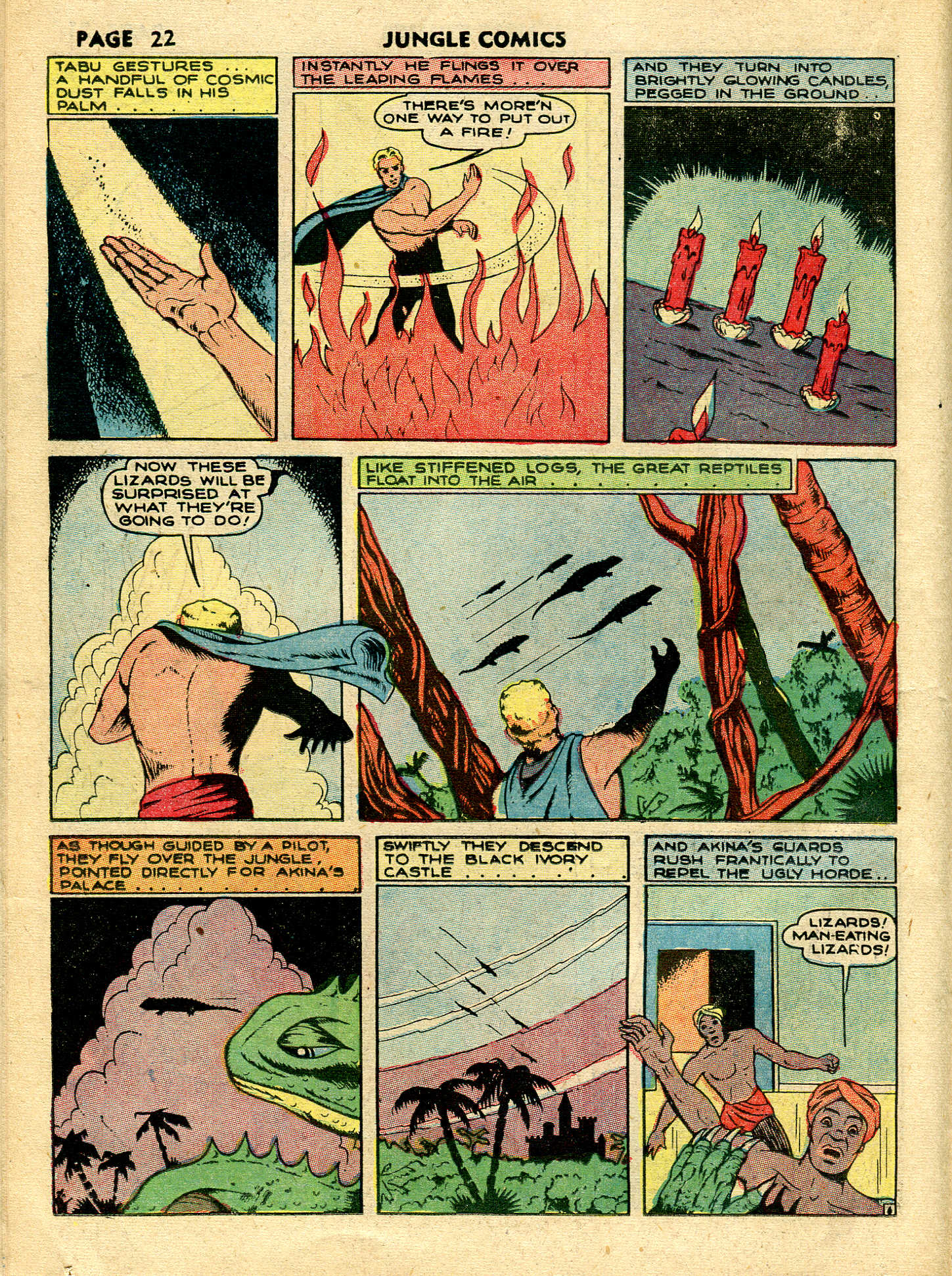 Read online Jungle Comics comic -  Issue #15 - 25