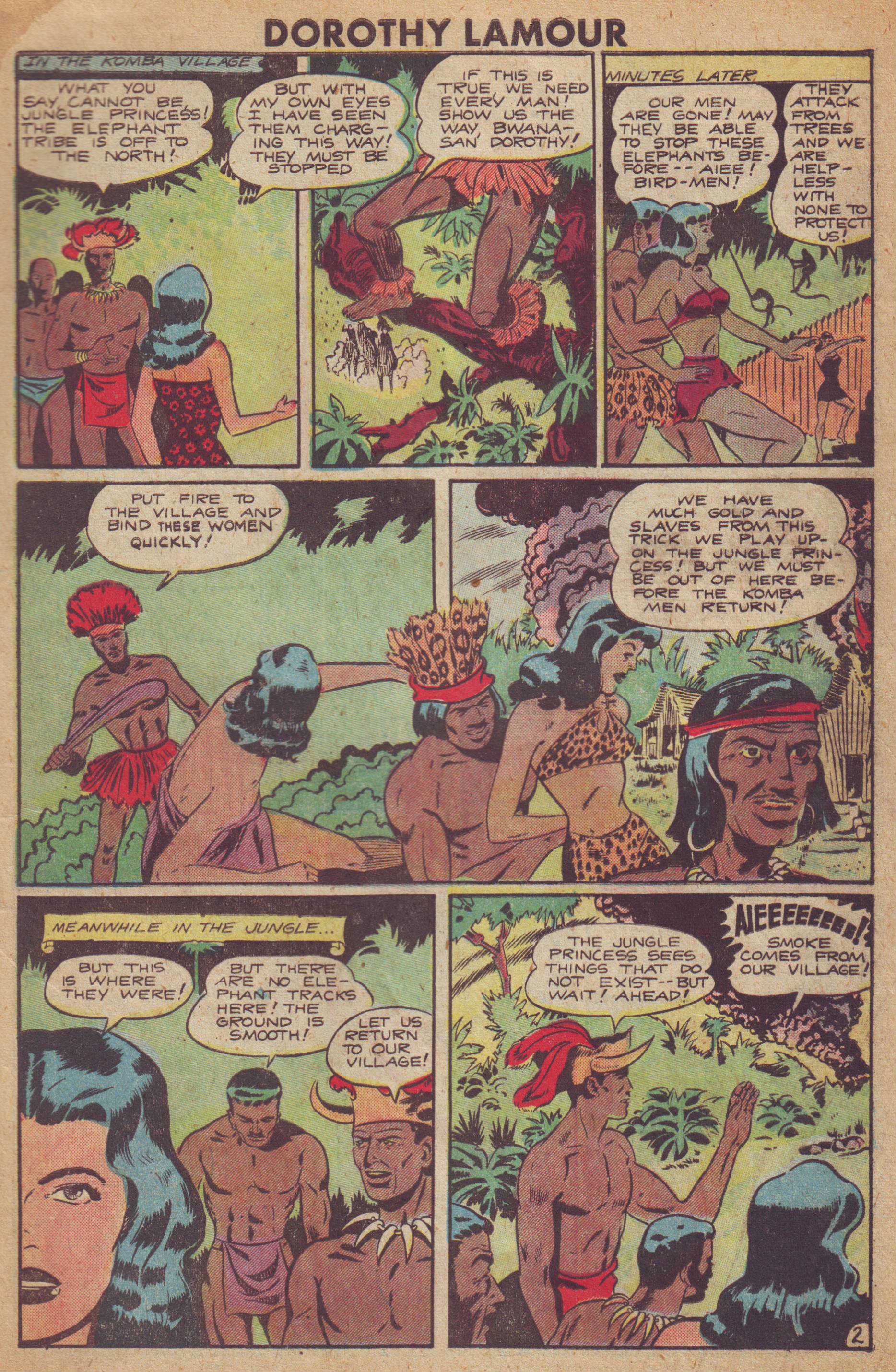 Read online Dorothy Lamour Jungle Princess comic -  Issue #3 - 3