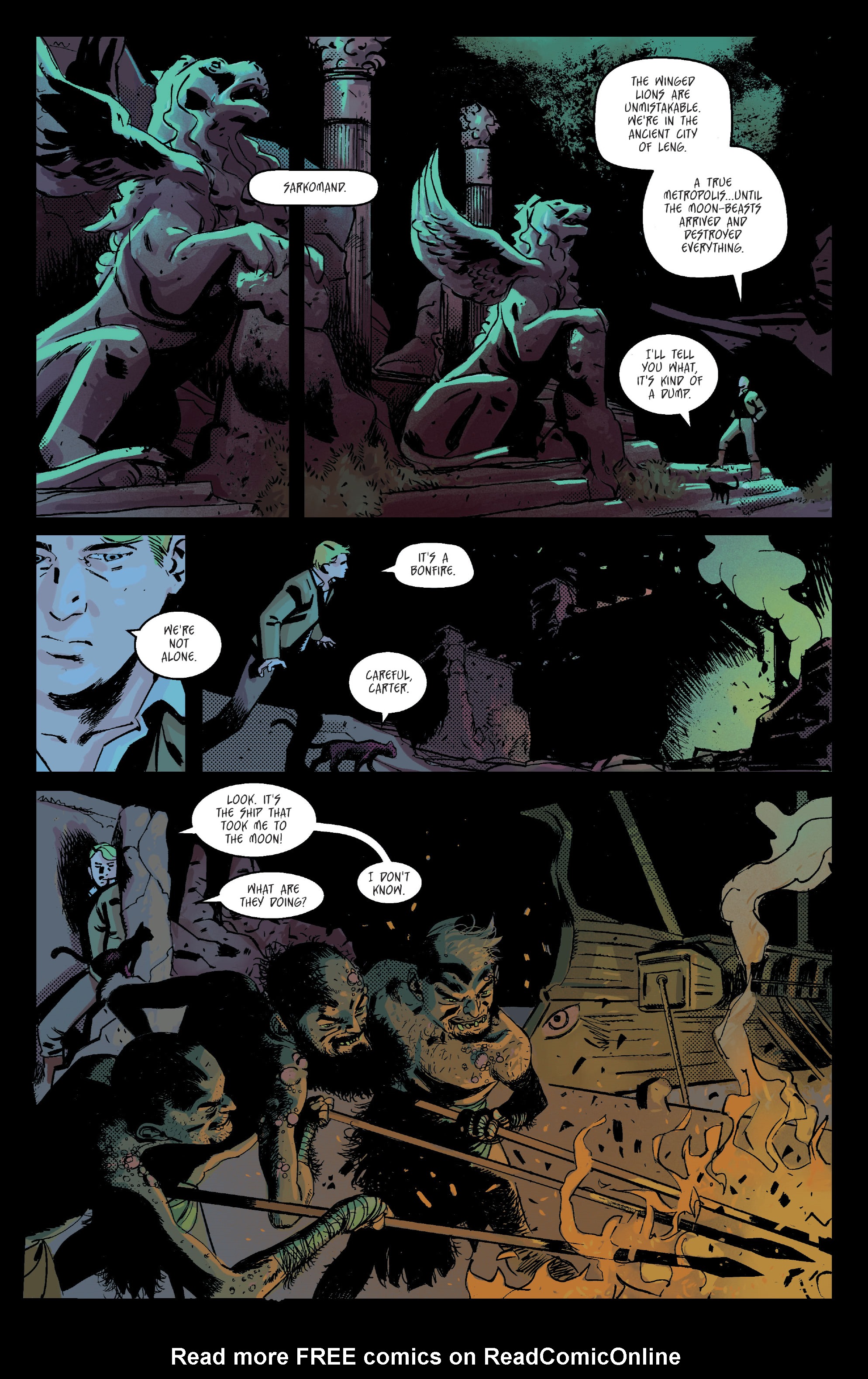 Read online Lovecraft Unknown Kadath comic -  Issue #7 - 8