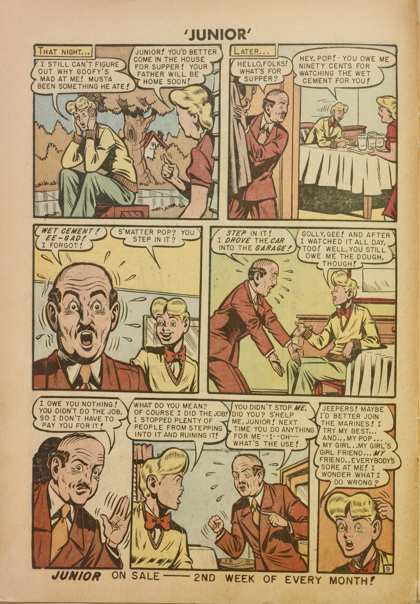 Read online Junior (1947) comic -  Issue #14 - 10