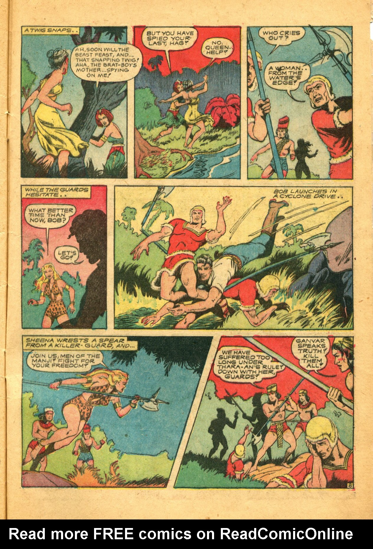 Read online Sheena, Queen of the Jungle (1942) comic -  Issue #5 - 47