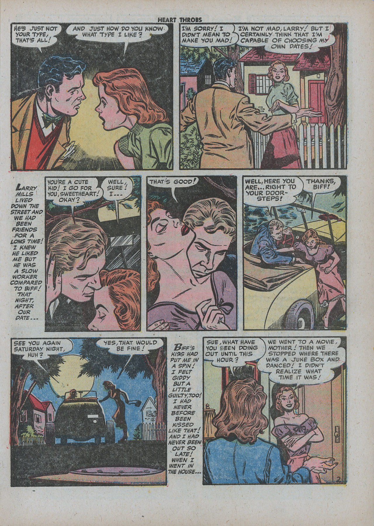 Read online Heart Throbs comic -  Issue #12 - 13