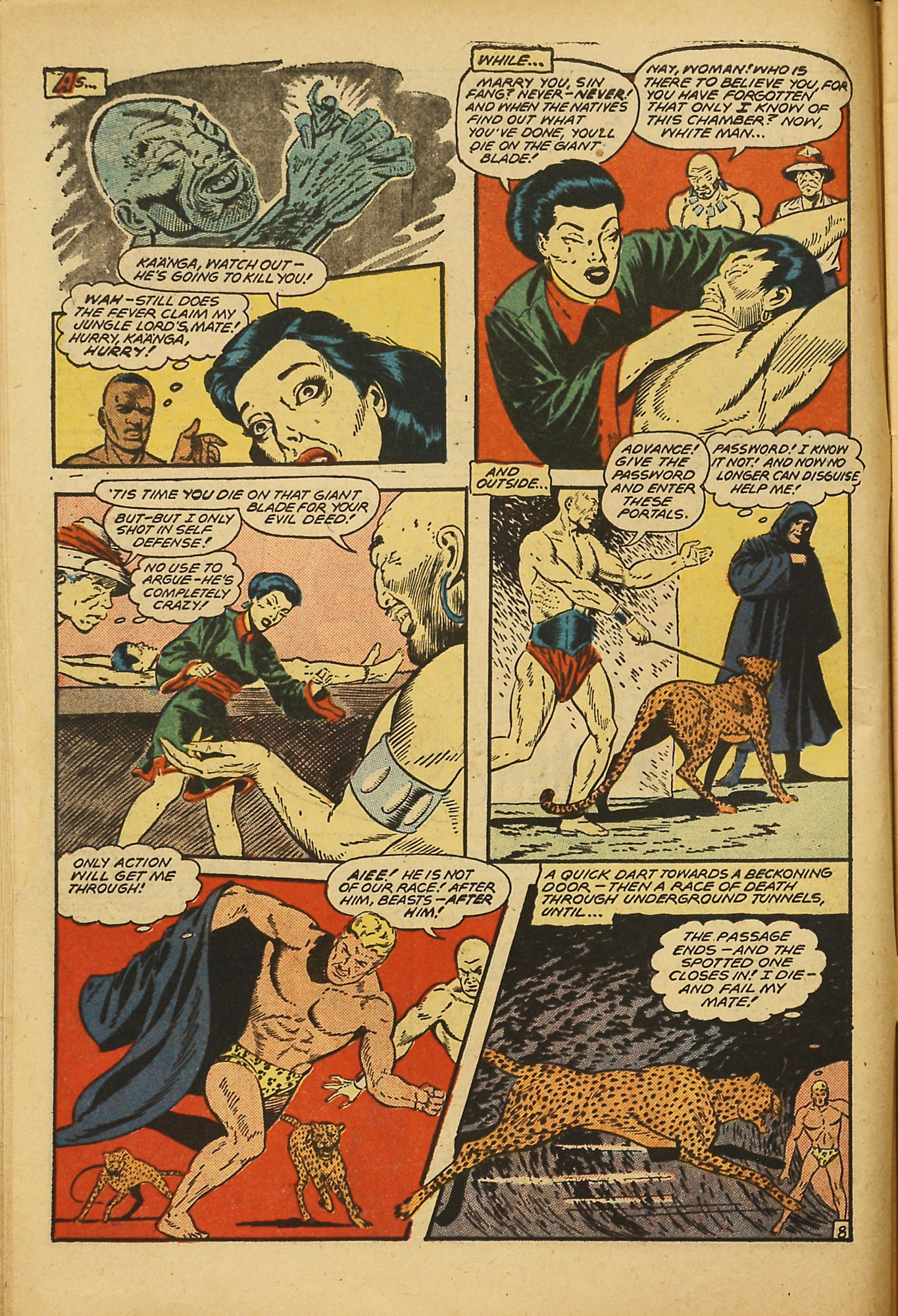 Read online Jungle Comics comic -  Issue #101 - 10