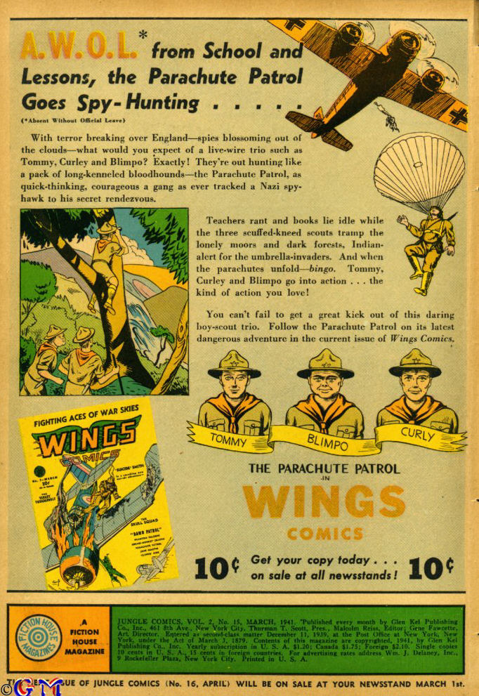 Read online Jungle Comics comic -  Issue #15 - 2