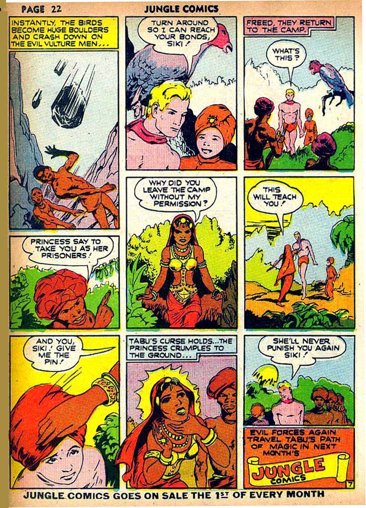 Read online Jungle Comics comic -  Issue #21 - 24