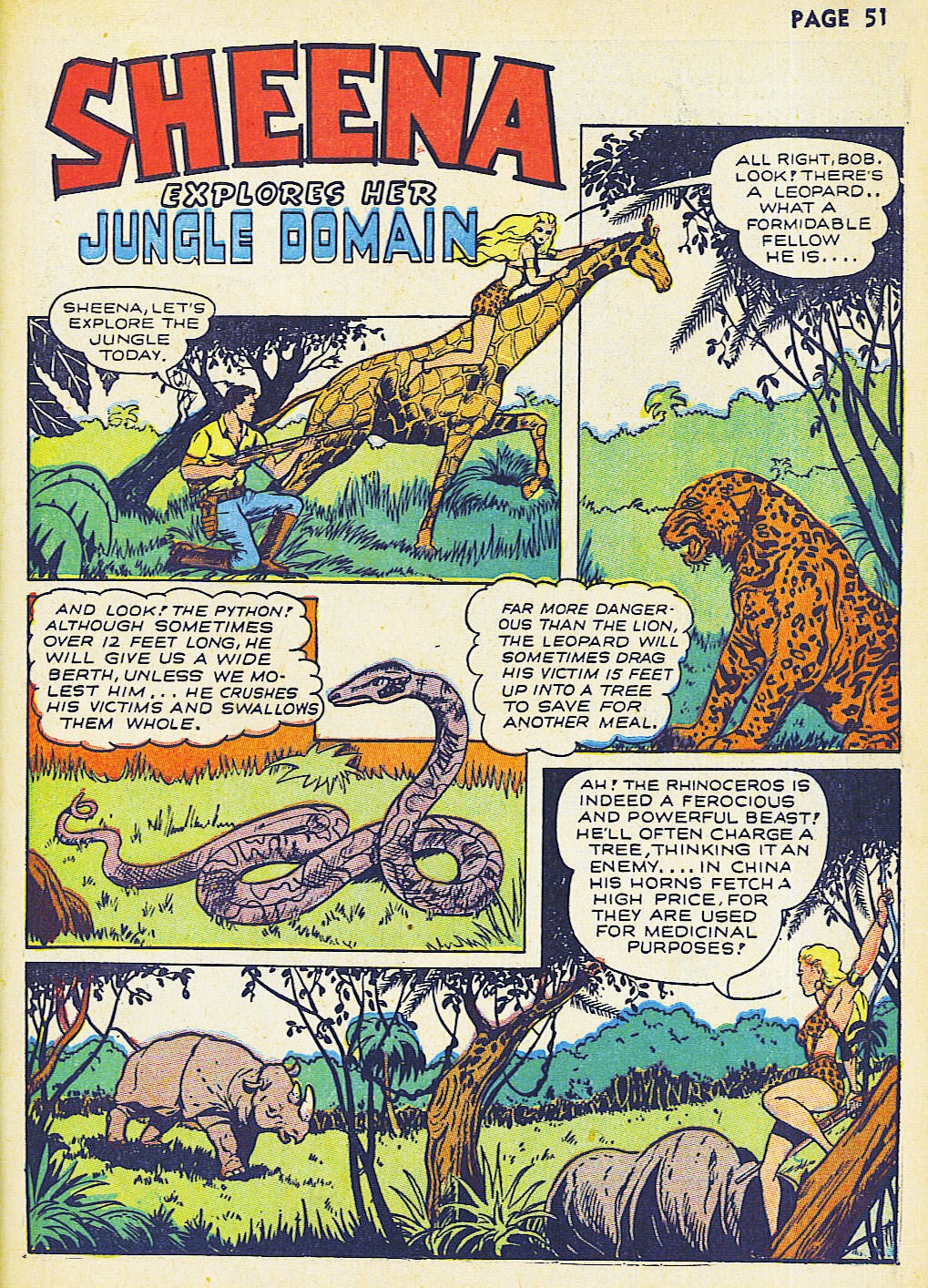 Read online Sheena, Queen of the Jungle (1942) comic -  Issue #2 - 53