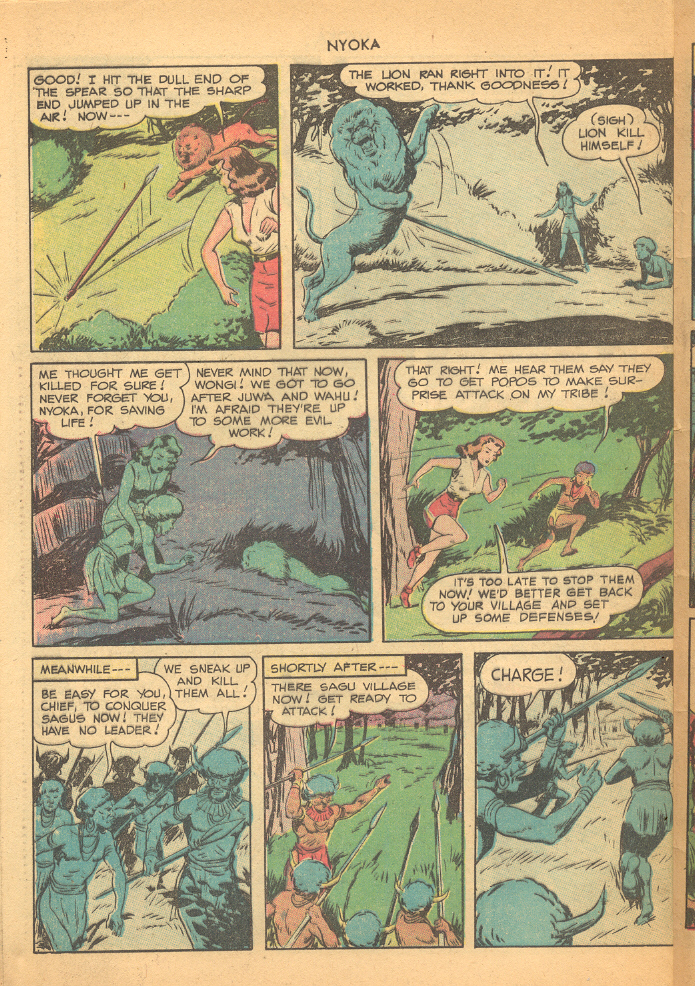 Read online Nyoka the Jungle Girl (1945) comic -  Issue #30 - 48