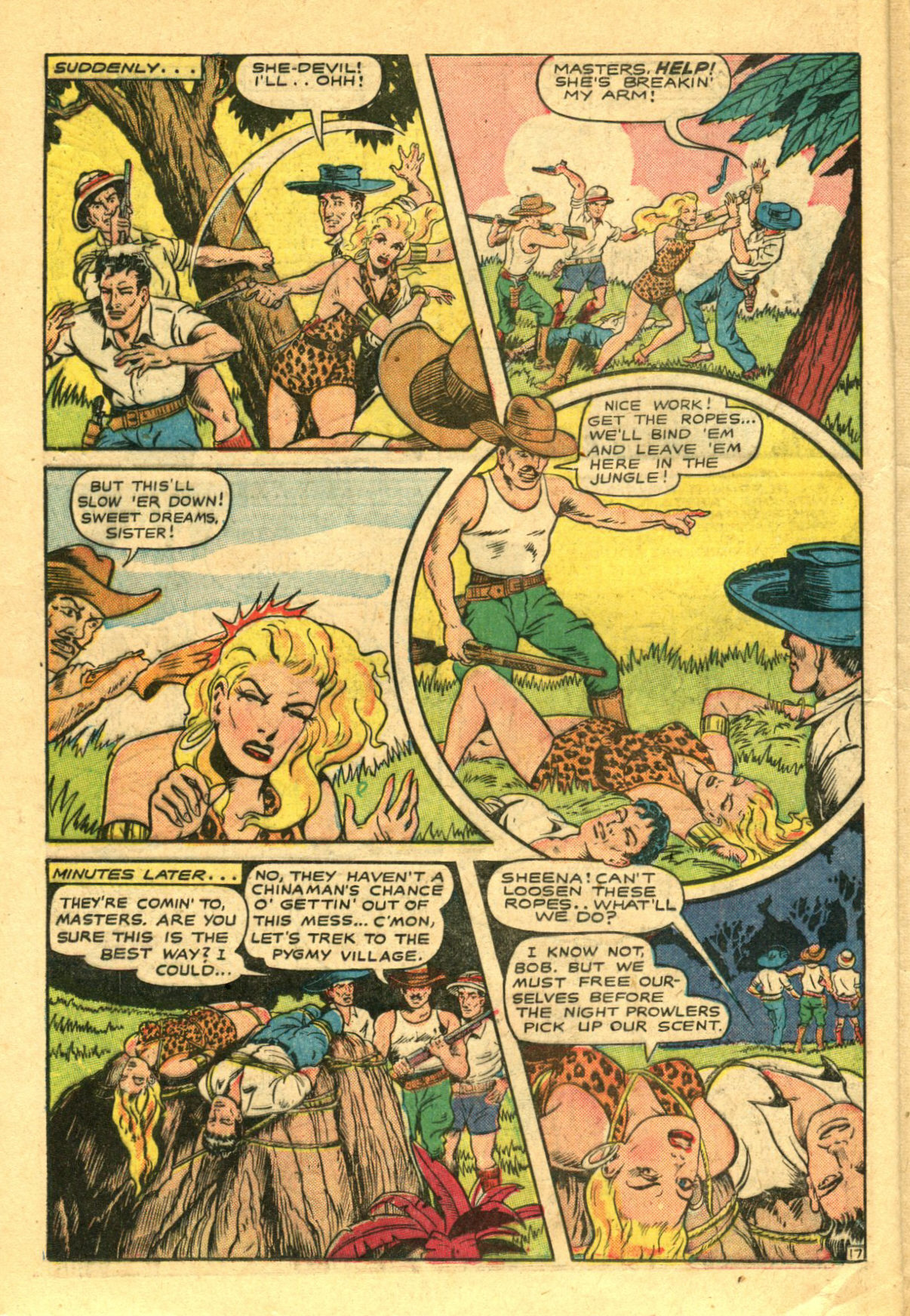 Read online Sheena, Queen of the Jungle (1942) comic -  Issue #6 - 30