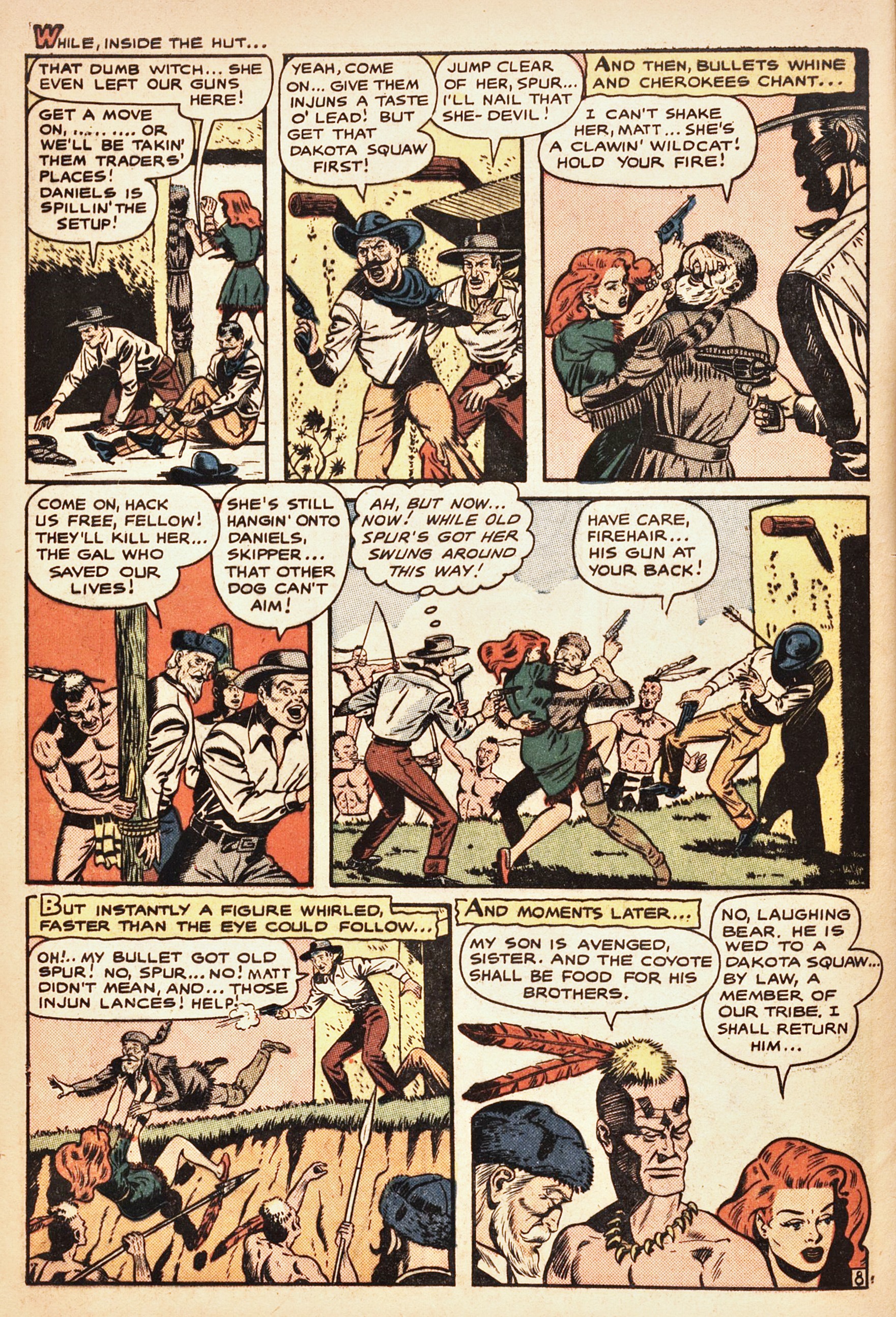 Read online Pioneer West Romances comic -  Issue #4 - 32