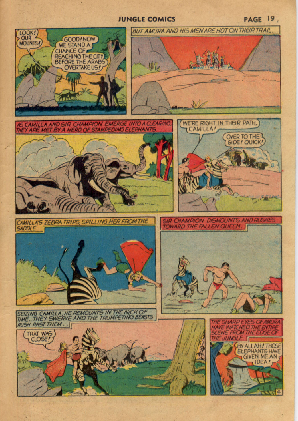 Read online Jungle Comics comic -  Issue #9 - 19