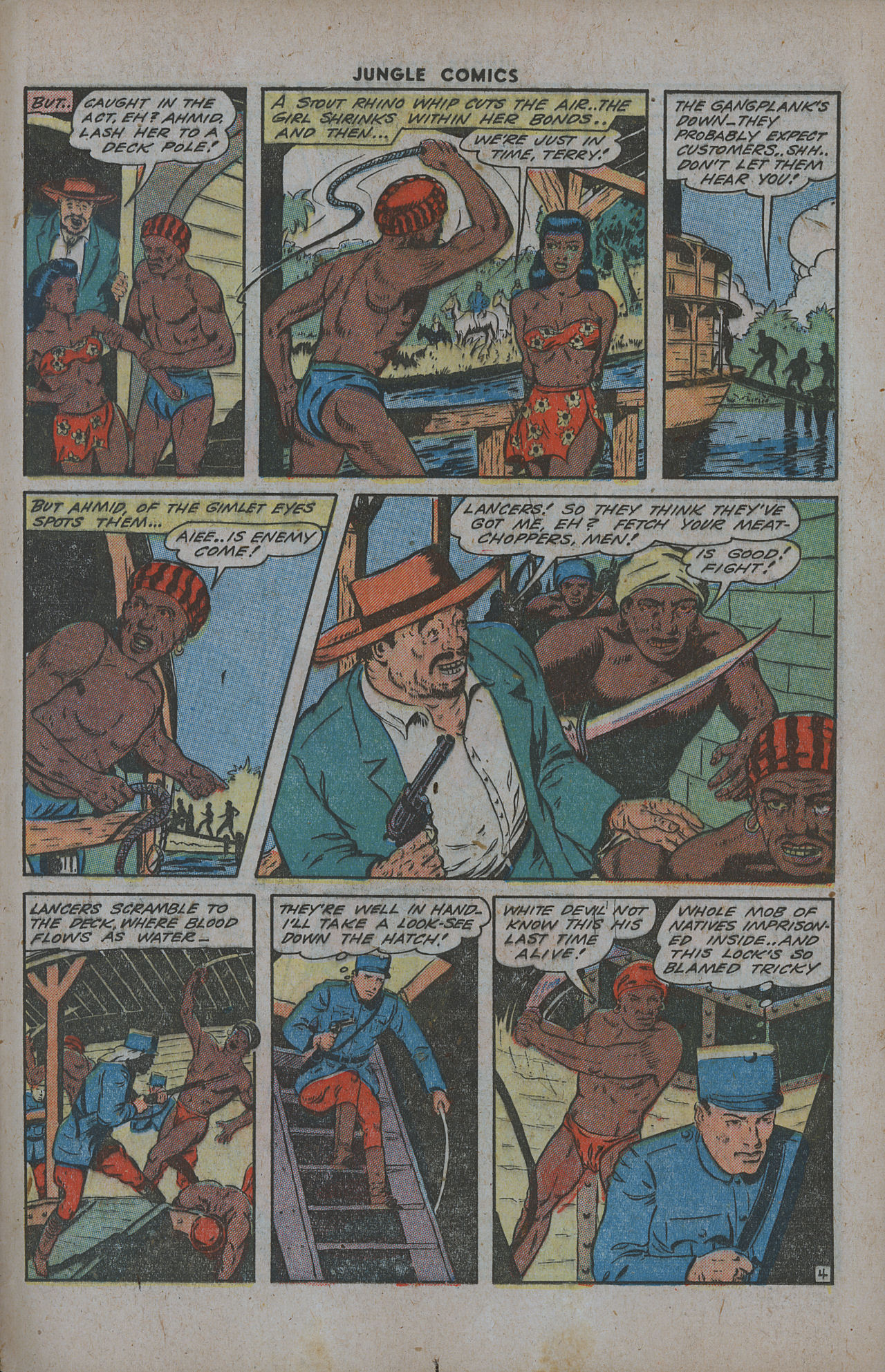 Read online Jungle Comics comic -  Issue #56 - 37