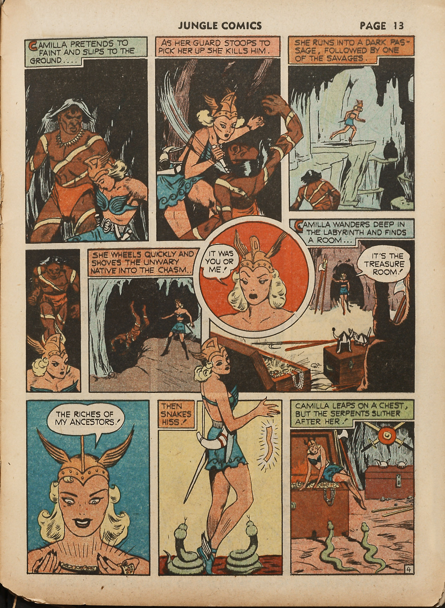Read online Jungle Comics comic -  Issue #18 - 15