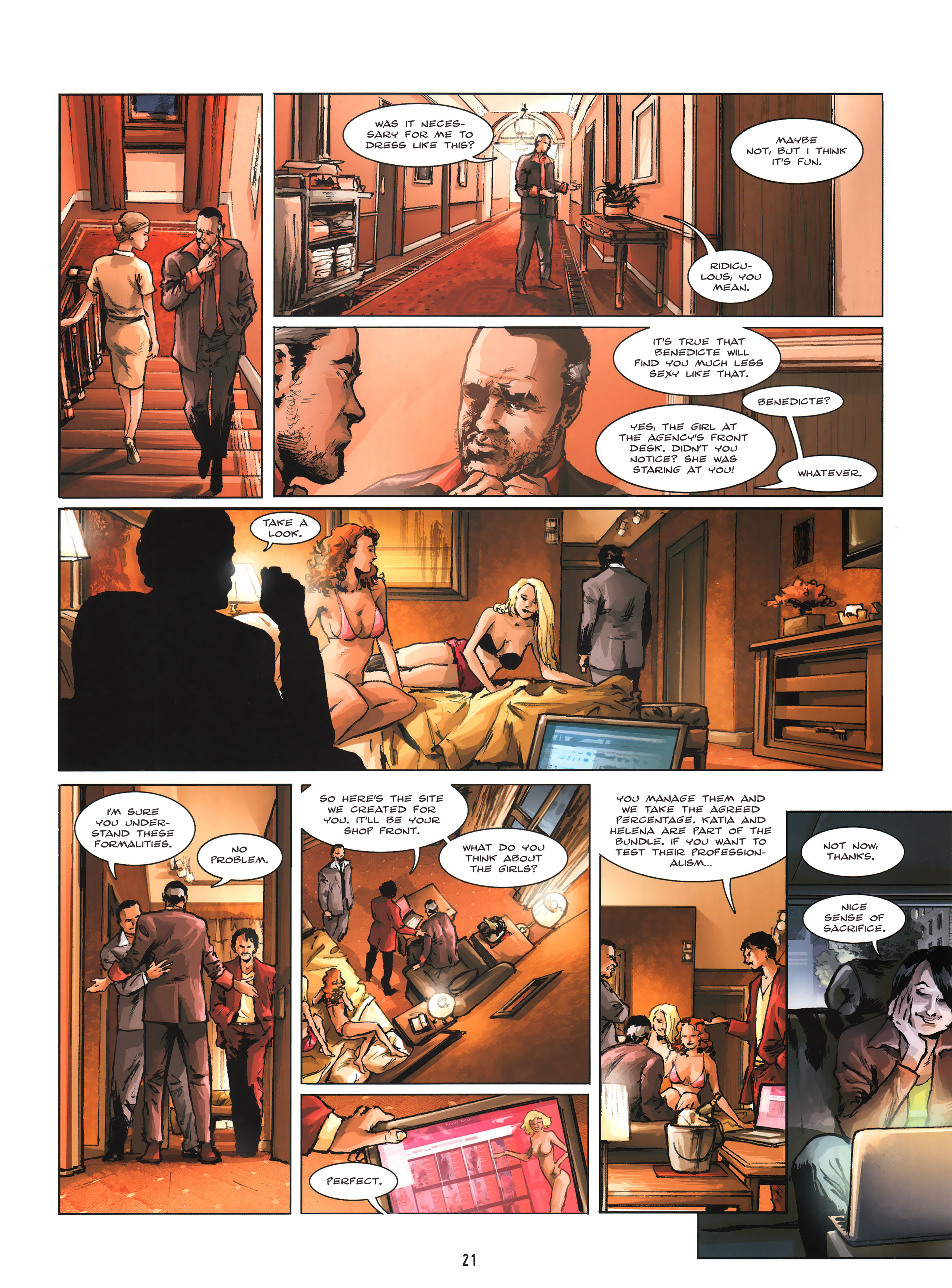 Read online Firewall comic -  Issue #1 - 22