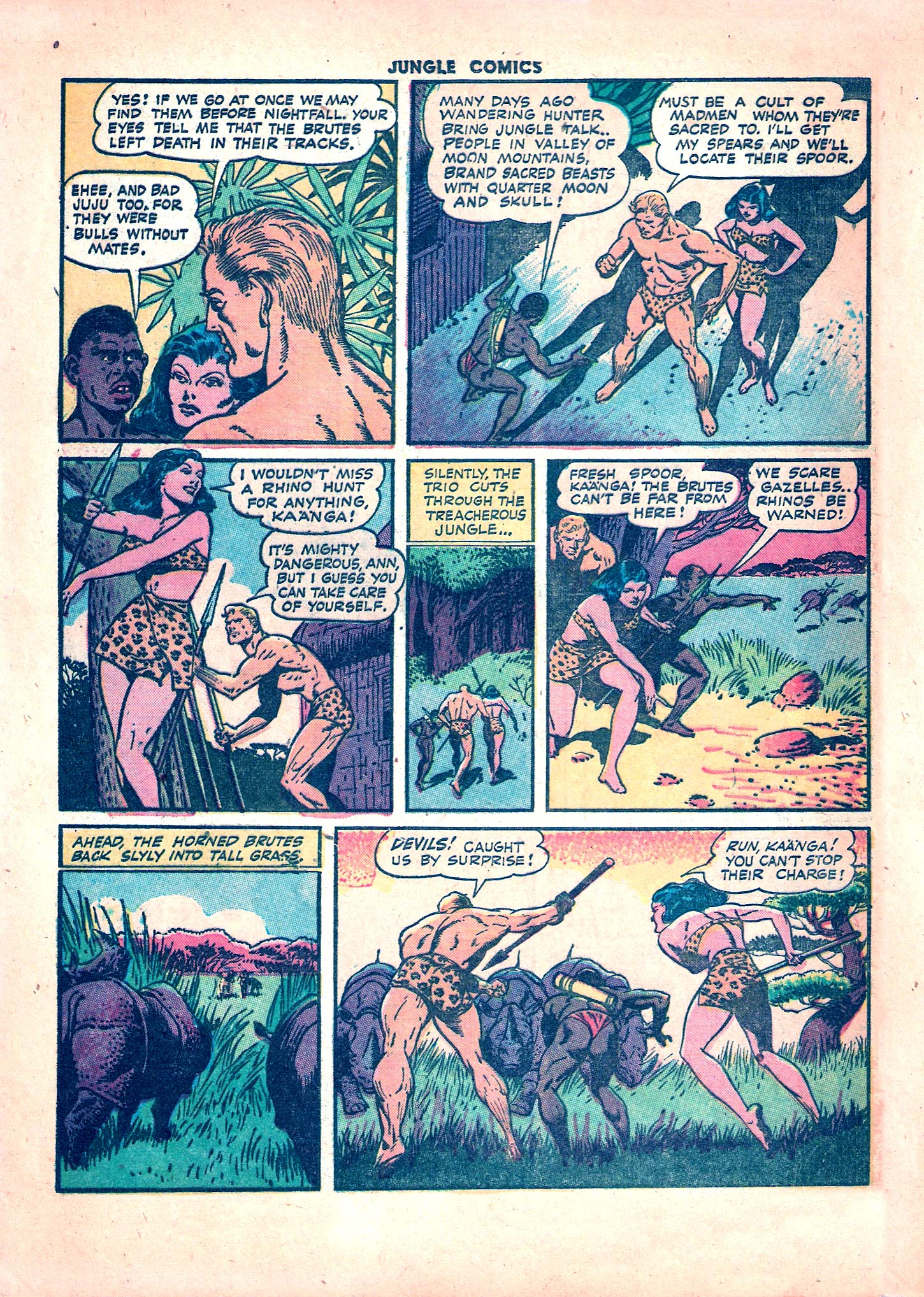 Read online Jungle Comics comic -  Issue #42 - 6