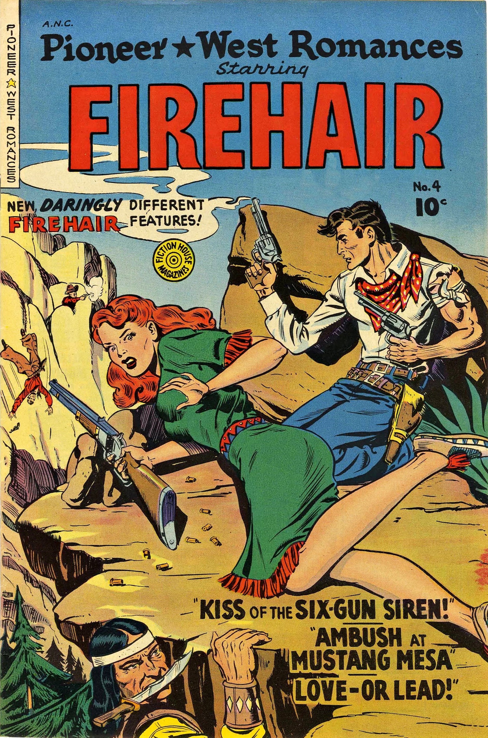 Read online Pioneer West Romances comic -  Issue #4 - 1