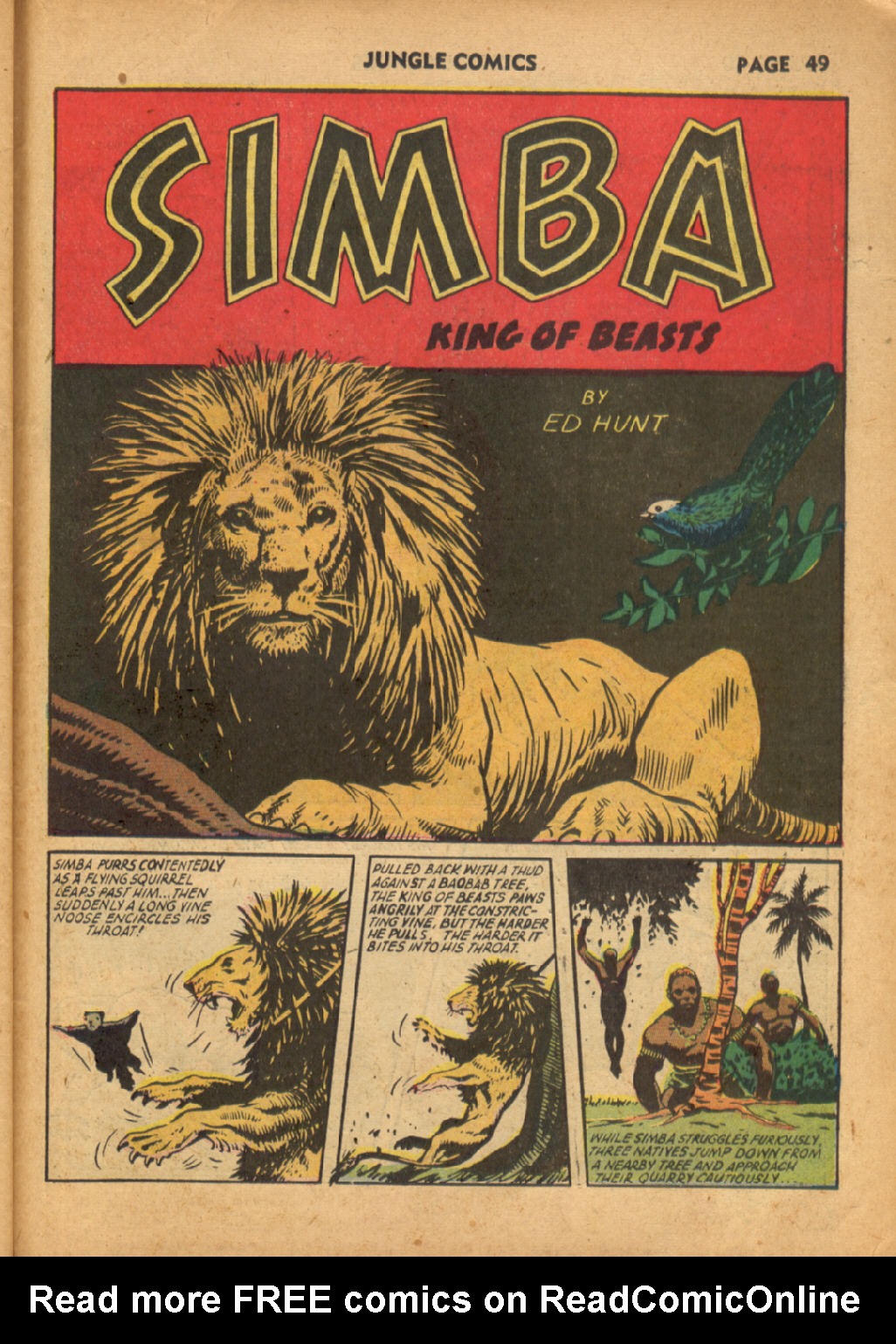 Read online Jungle Comics comic -  Issue #38 - 50