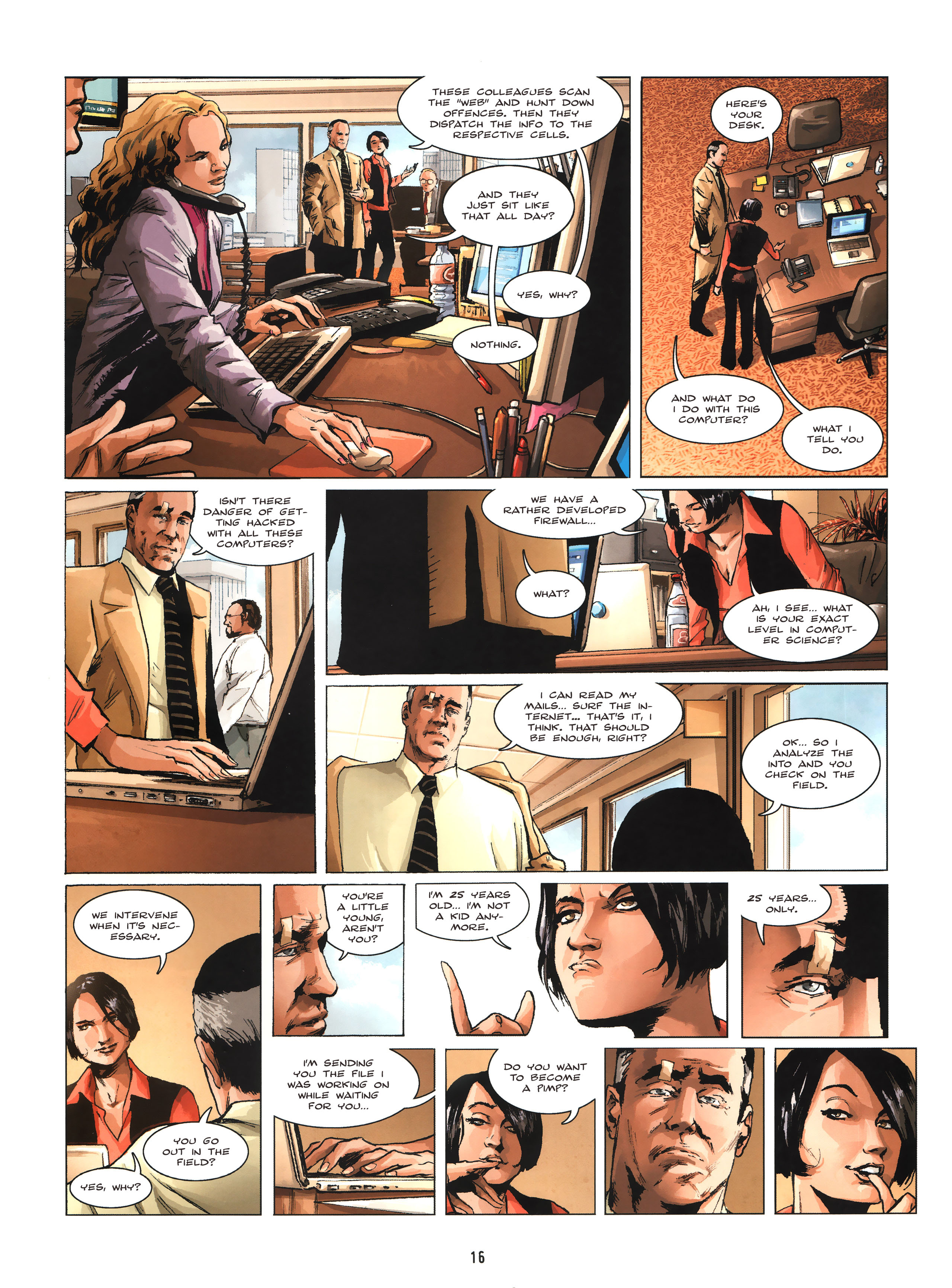 Read online Firewall comic -  Issue #1 - 17