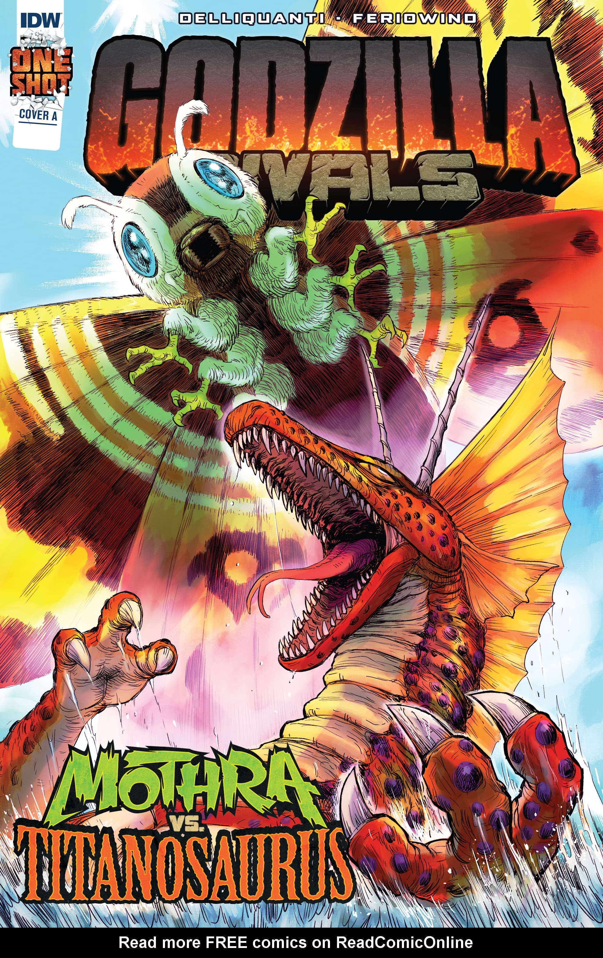 Read online Godzilla Rivals: Mothra Vs. Titanosaurus comic -  Issue # Full - 1
