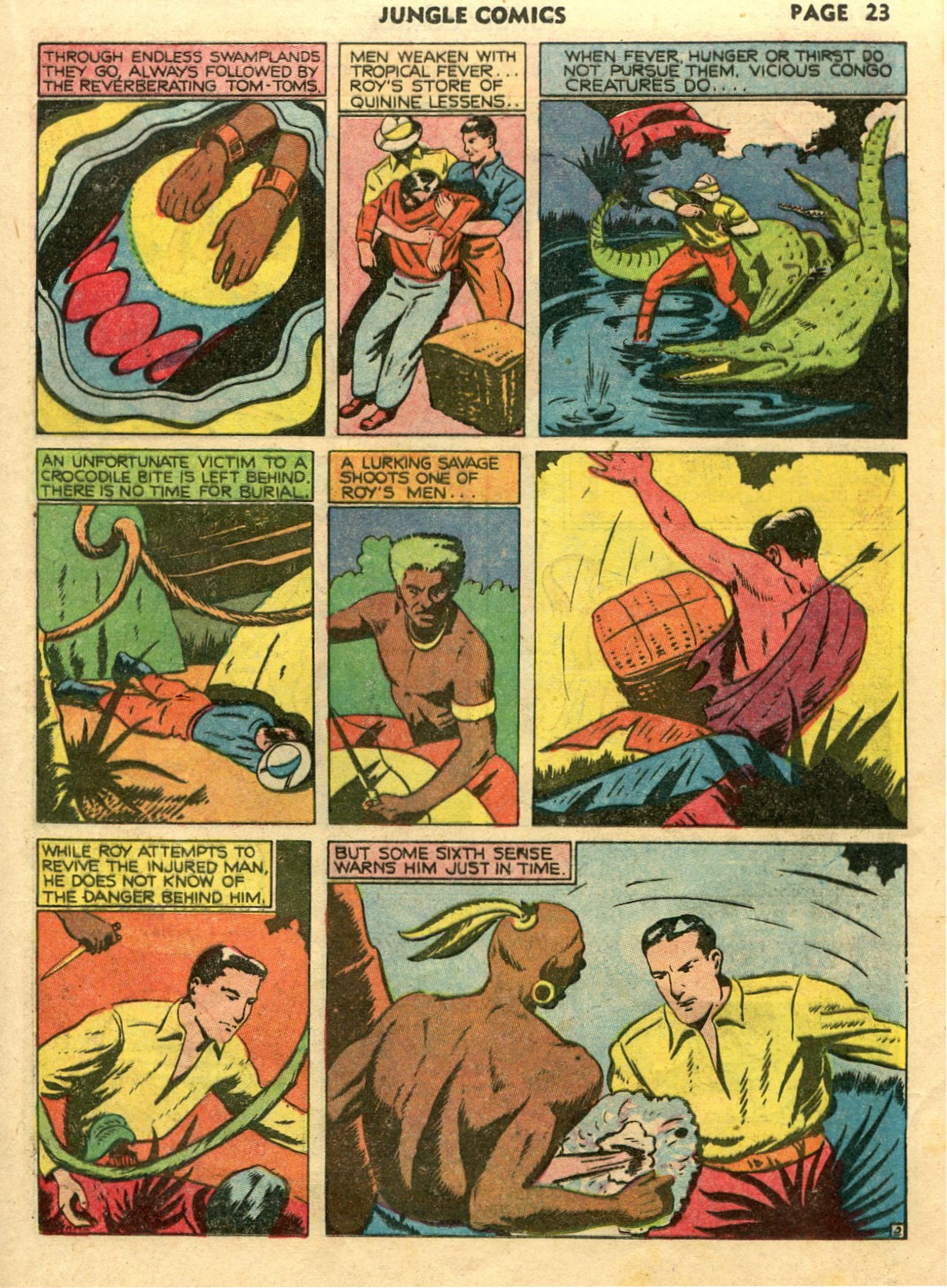Read online Jungle Comics comic -  Issue #14 - 25