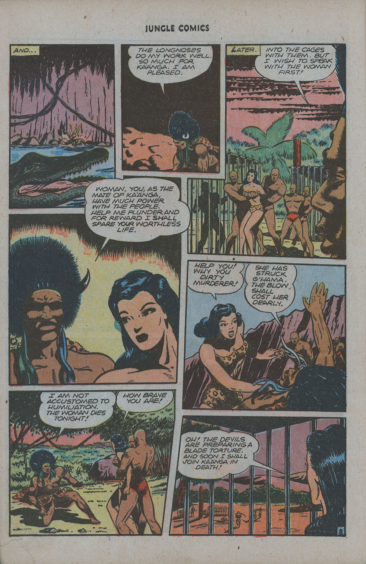 Read online Jungle Comics comic -  Issue #78 - 10
