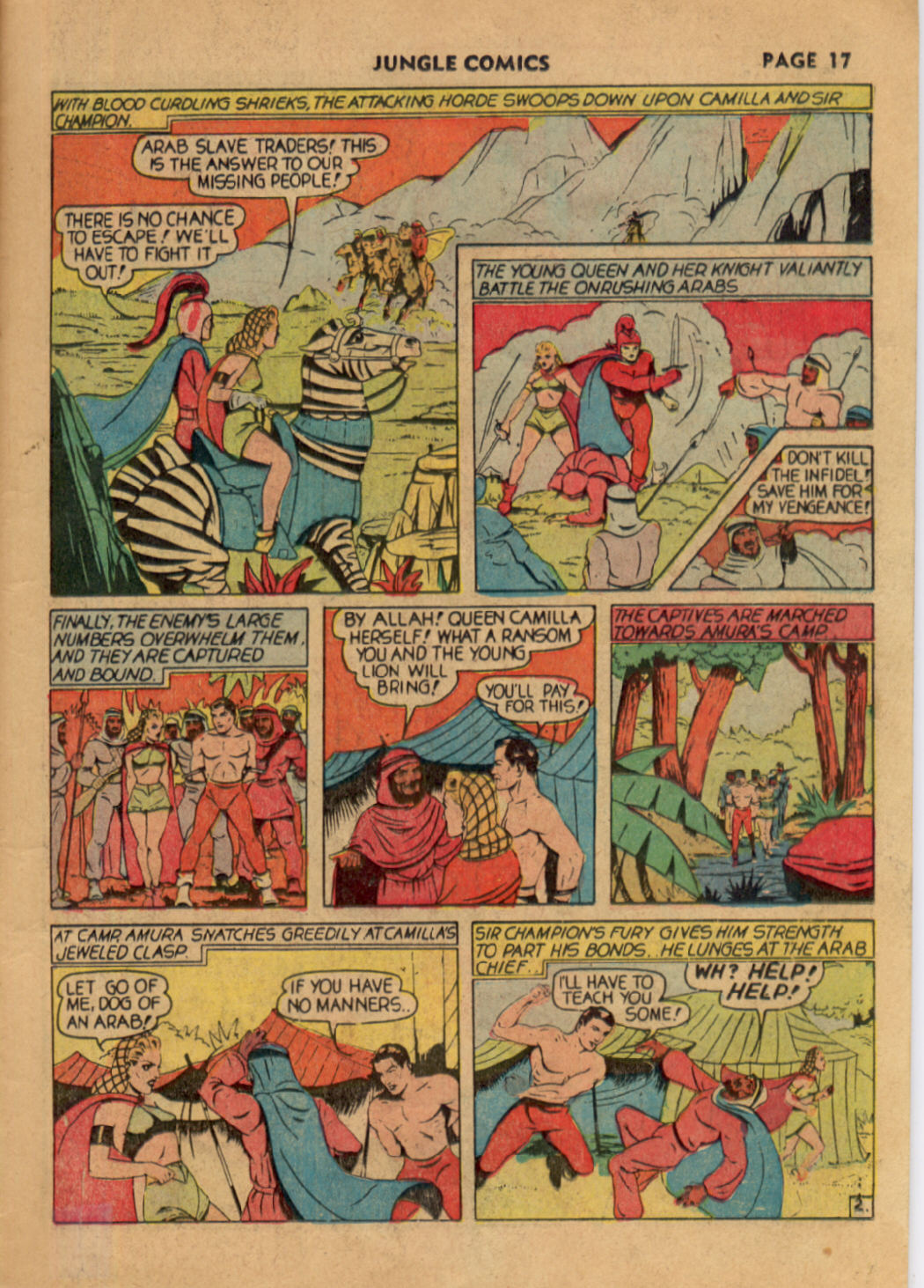 Read online Jungle Comics comic -  Issue #9 - 17