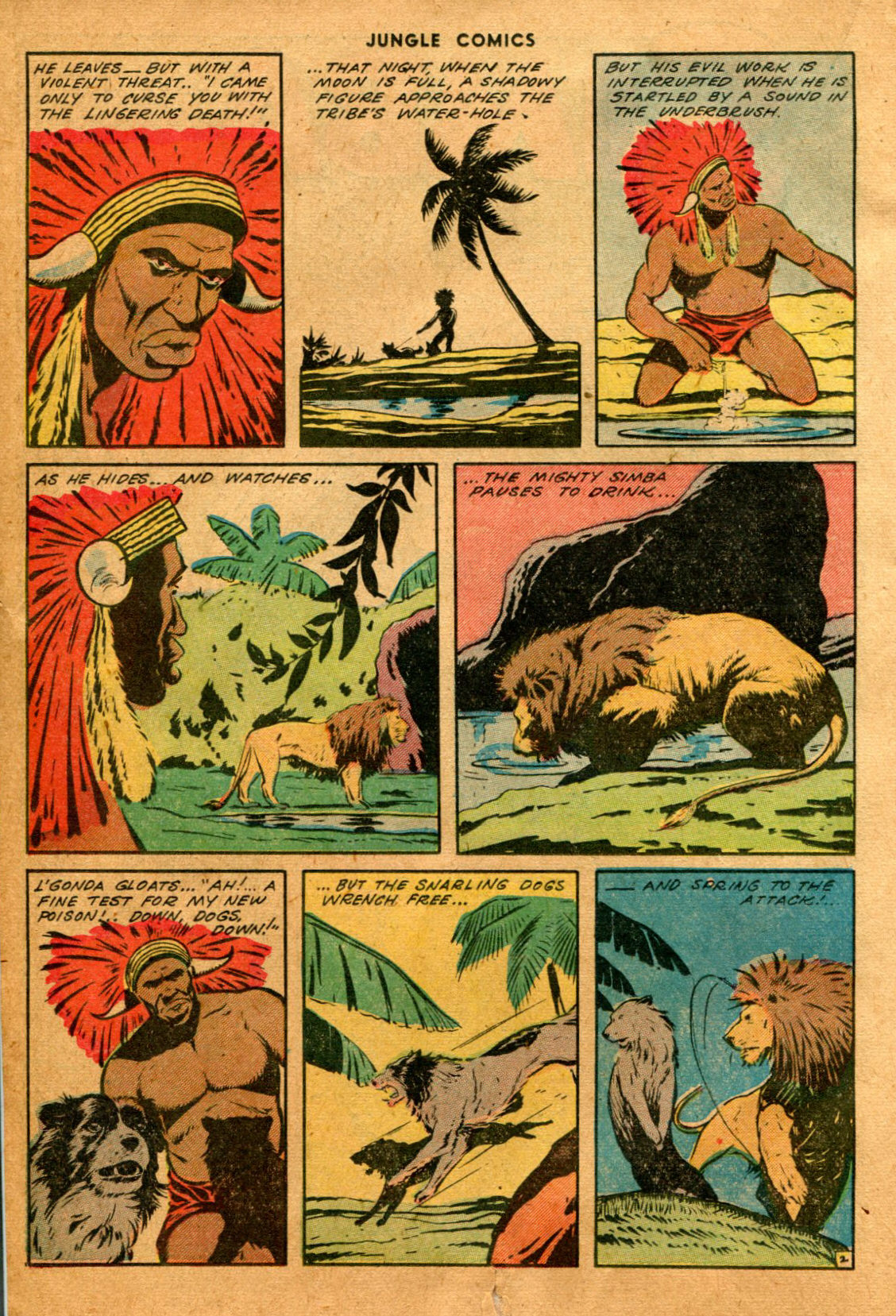 Read online Jungle Comics comic -  Issue #60 - 33
