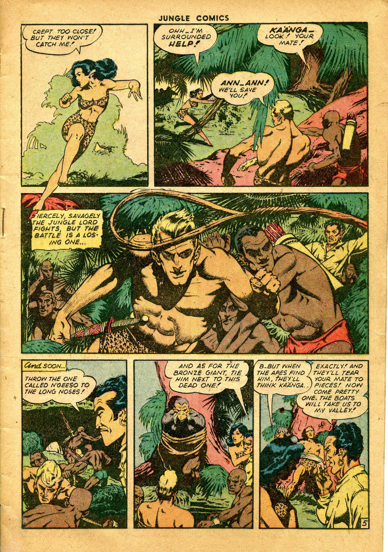 Read online Jungle Comics comic -  Issue #65 - 7