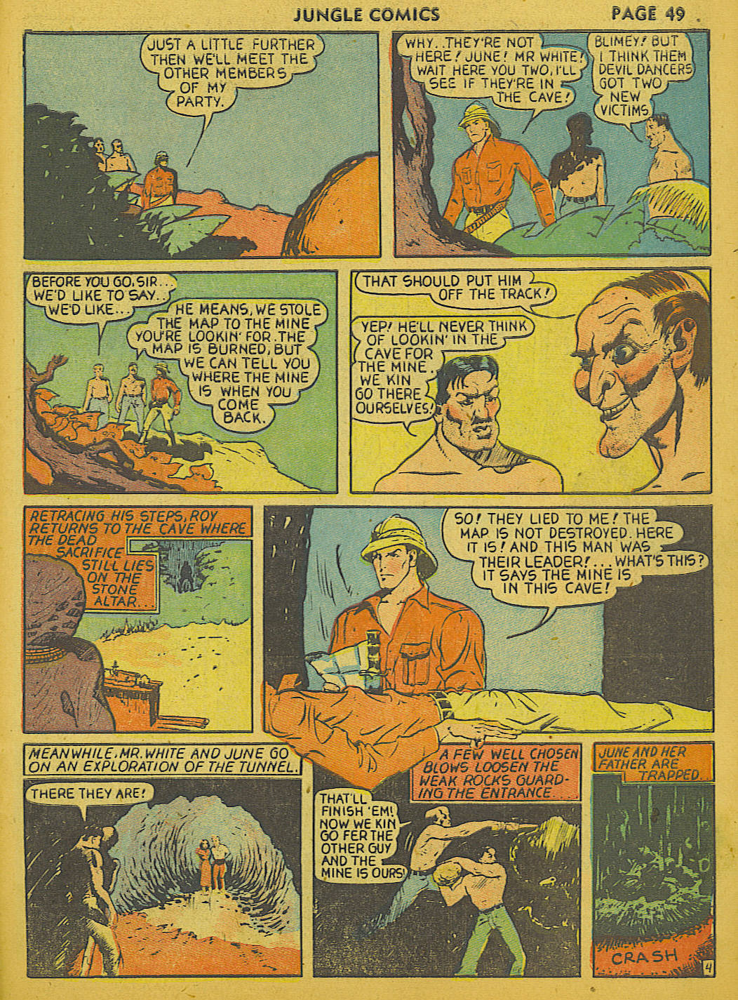 Read online Jungle Comics comic -  Issue #8 - 51