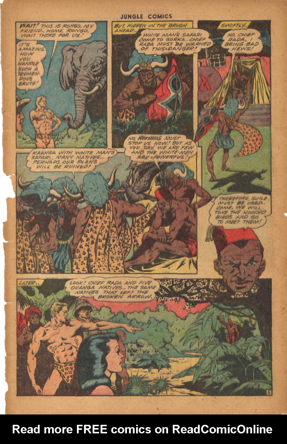 Read online Jungle Comics comic -  Issue #53 - 7