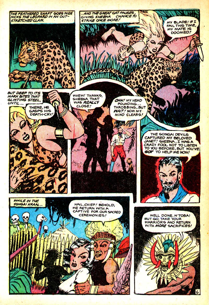 Read online Sheena, Queen of the Jungle (1942) comic -  Issue #8 - 30