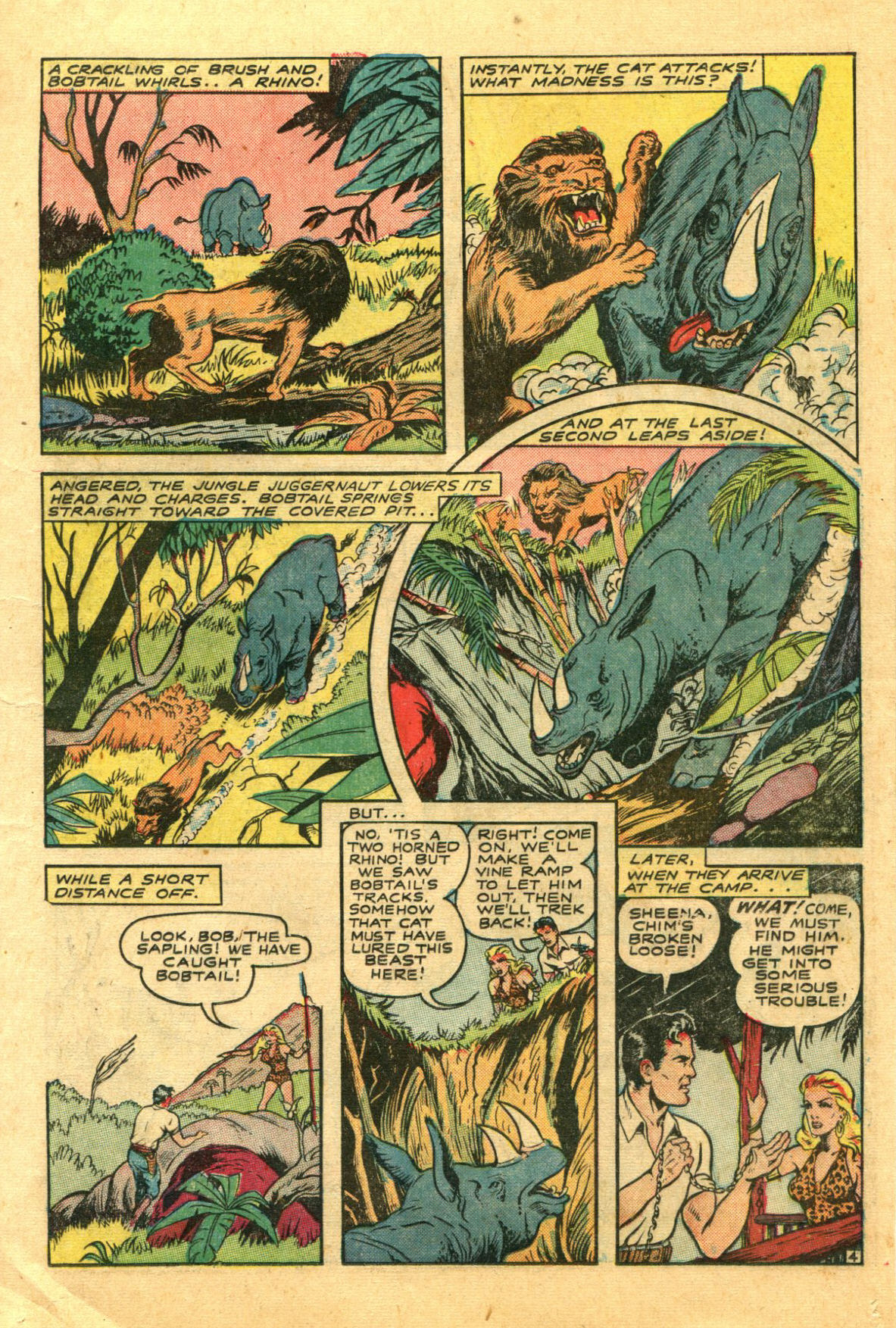 Read online Sheena, Queen of the Jungle (1942) comic -  Issue #6 - 17