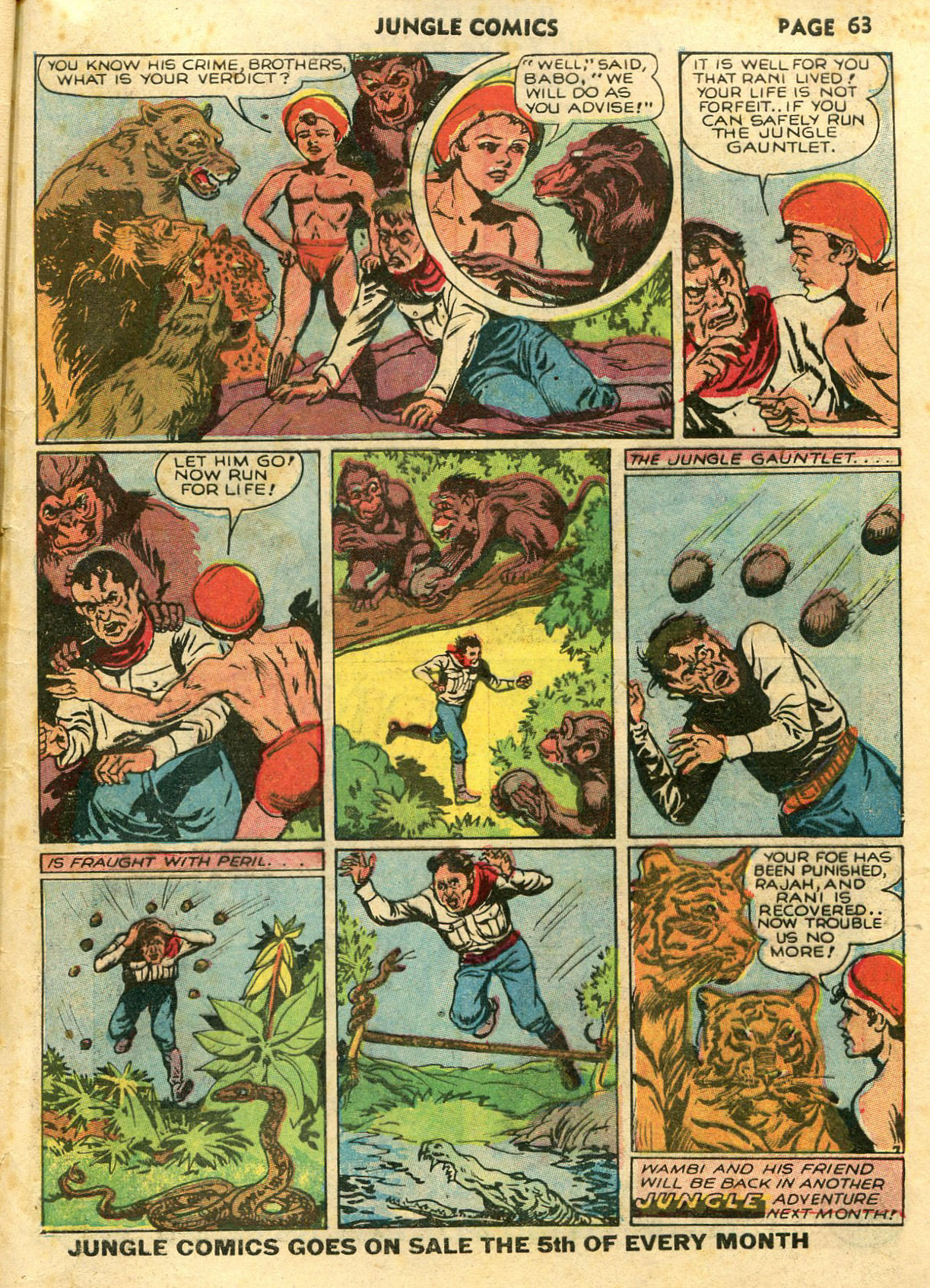 Read online Jungle Comics comic -  Issue #14 - 65