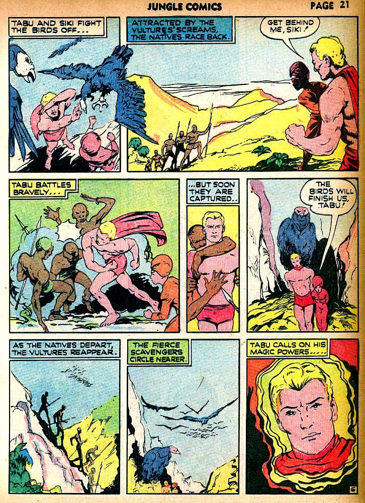 Read online Jungle Comics comic -  Issue #21 - 23
