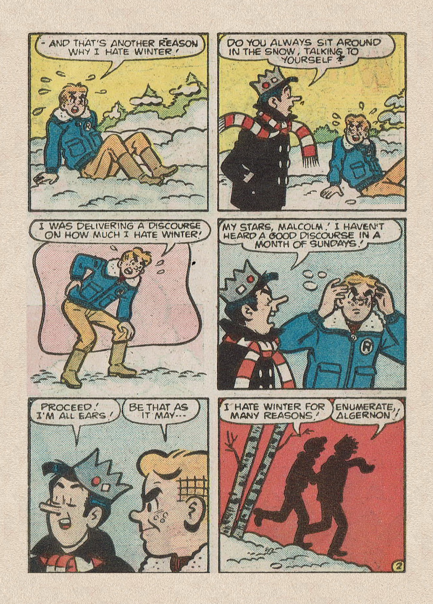 Read online Jughead Jones Comics Digest comic -  Issue #49 - 111