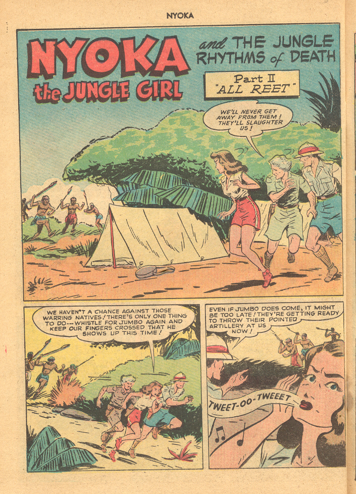 Read online Nyoka the Jungle Girl (1945) comic -  Issue #29 - 42