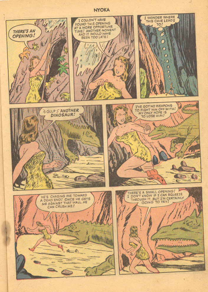Read online Nyoka the Jungle Girl (1945) comic -  Issue #29 - 23