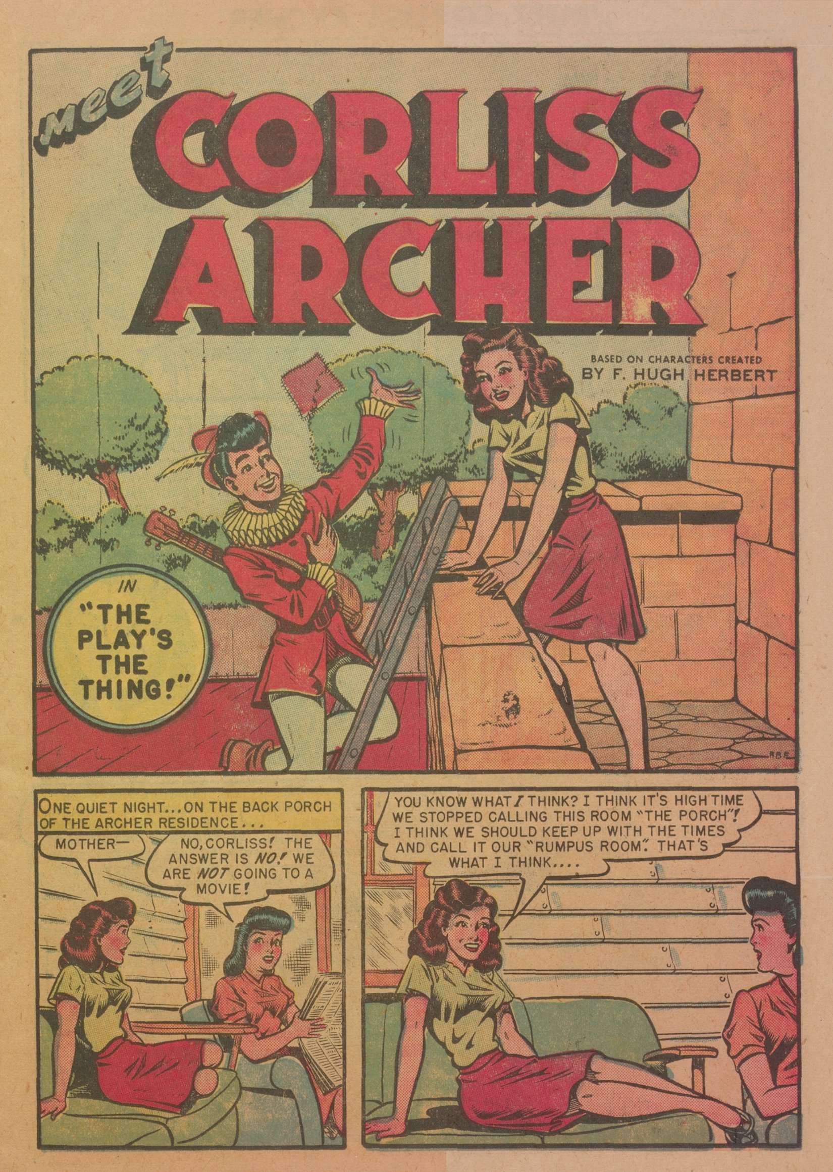 Read online Meet Corliss Archer comic -  Issue #1 - 13