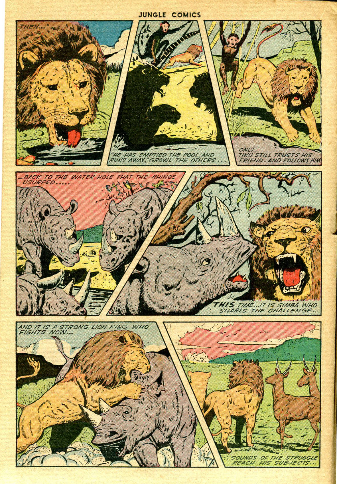 Read online Jungle Comics comic -  Issue #59 - 33
